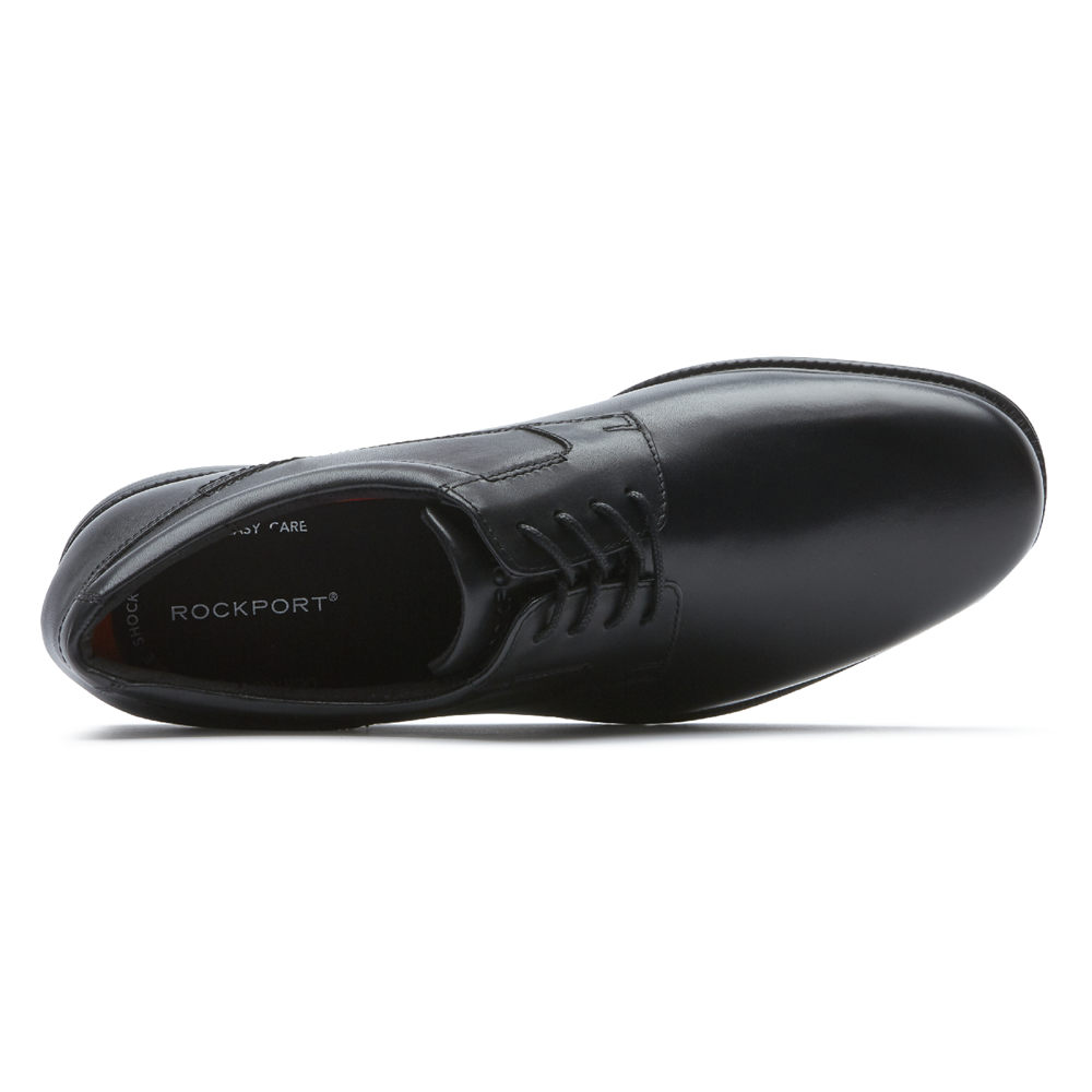 Rockport Oxfords Herr Svarta - Charles Road Plain Toe - EHVWR2617